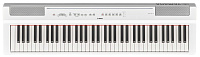 Yamaha P-121WH цифровое фортепиано, 73 клавиши, GHS, 192-голосная полифония, 24 тембра, 20 ритмов аккомпанемента, цвет белый
