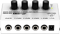 Behringer MX400 аналоговый микшер, 4 канала, 4 линейных моно входа Jack, моно-выход Jack