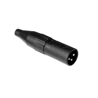 Amphenol AC3MCP Разъем XLR кабельный "папа" (штекер), 3 контакта, корпус из пластика