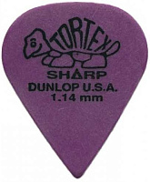 DUNLOP 412P1.14 Tortex Sharp набор медиаторов 1.14 мм (12 шт)