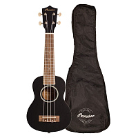 Bamboo BU-21N BK  Estudio Series укулеле сопрано с чехлом, цвет черный