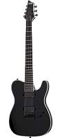 Schecter CHRIS GARZA PT-7 2015 BLK Гитара электрическая семиструнная, крепление грифа: клеенный