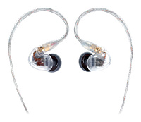 SHURE SE535-CL-EFS наушники внутриканальные, три драйвера, прозрачные