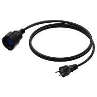 Procab CAB475/10-G Силовой удлинитель, 3х1,5 кв.мм, длина 10 метров