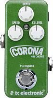 TC ELECTRONIC Corona Mini Chorus напольная гитарная эффект педаль в уменьшенном корпусе, хорус