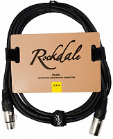 ROCKDALE MC001.10 Микрофонный кабель XLR - XLR, длина 3.3 метра