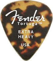 FENDER TORTUGA PICKS 351 XHVY медиатор, экстражесткий