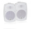 AMC POWER BOX 51 (RAL 9016) Комплект из двух акустических систем с кронштейнами, размеры 252х163х163 мм, цвет белый, вес 4 кг (активная) и 2.2 кг (пассивная)