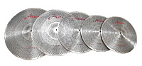 AISEN LOW VOLUME SILVER CYMBAL PACK набор тарелок для тренировок (14", 16", 18", 20") с чехлом