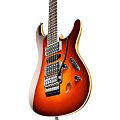 IBANEZ S6570SK-STB Prestige, электрогитара, цвет сансет бёрст, жесткий кейс в комплекте