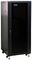 PROAUDIO AP-27U  Рэковый шкаф 19", 27U, полезная глубина 535 мм, стеклянная передняя дверь, металлическая задняя дверь, 2 вентилятора 220 В, ролики и жесткие ножки, съемные боковые крышки, набор крепежа (20 компл.)