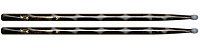 VATER VCBK5BN Color Warp Black Optic 5BN Барабанные палочки, орех, нейлоновая головка, черные