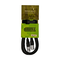 NordFolk NMC3/5  кабель микрофонный XLR(F) - XLR(M), диаметр 6 мм, длина 5 метров
