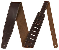 FENDER BROKEN-IN LEATHER STRAP BROWN 2.5" Ремень для гитары кожаный, ширина 2.5", цвет коричневый
