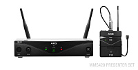 AKG WMS420 Presenter Set Band A радиосистема с приёмником SR420, портативный передатчик PT420, петличный микрофон C417L