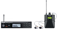 SHURE P3TERA K3E 686-710 МГц беспроводная система персонального мониторинга PSM300 с металлическим приемником