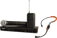 SHURE BLX1288E/SM31 M17 662-686 MHz двухканальная радиосистема с головным микрофоном SM31FH и ручным передатчиком SM58