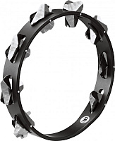 MEINL STA1S-BK - деревянный тамбурин 10" (профессиональный), 1 ряд джинглов (нержавеющая сталь, треугольная форма), цвет черный