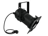 EUROLITE PAR-46 CDM-70 E27 bk  прожектор для лампы CDM-70W E27, цвет чёрный 