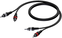 Procab CAB800/1.5 Стереофонический аудиокабель с разъемами RCA, 1.5 м
