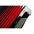 HOHNER The New Bravo III 96 white (A16711/A16712)  аккордеон 7/8, 3-голосный, правая клавиатура 37 клавиш, 7 регистров, левая клавиатура 96 басов, 3 регистра, цвет белый, диапазон (F-F), вес 8,6 кг