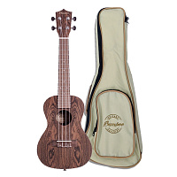 Bamboo BU-26 BOC Q  Bocote Line укулеле тенор со звукоснимателем, с чехлом, цвет натуральный