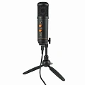 Monkey Banana Mico black USB-микрофон, электретный, диаграмма кардиоида, мембрана 14 мм, Max SPL 140 дБ