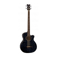 Dean Eqaba TBK Exotice Quilt Ash A/E  бас-гитара акустическая