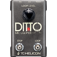 TC HELICON DITTO MIC LOOPER напольная вокальная педаль эффектов, лупер