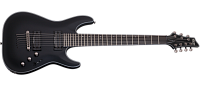 Schecter BLACKJACK SLS C-7 P SBK Гитара электрическая семиструнная, крепление грифа: клеенный