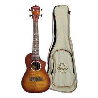 Bamboo BU-26 Blossom Sunburst EQ  укулеле тенор со звукоснимателем, с чехлом, санберст
