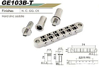 Gotoh GE103B-T-C  бридж tune-o-matic, modern, хром