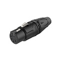 ROXTONE RX5F-BT Разъем XLR кабельный, "мама", 5-контактный, цвет черный