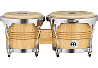 MEINL WB200NT-CH 6 3/4" и 8" бонго, цвет натуральный, хромированная фурнитура