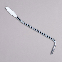 Gotoh B-1-C рычаг, резьба 4.8 мм, хром, белый наконечник