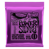 Ernie Ball 2220 струны для электрогитары Nickel Wound Power Slinky, 11-14-18p-28-38-48