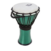 TOCA TFCDJ-7MG Freestyle Colorsound Djembe X-Small Metallic Green джембе, синтетика, 7"х12,5"