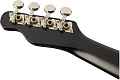 FENDER UKULELE VENICE BLACK укулеле сопрано, цвет черный