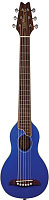 Washburn RO10STBLK акустическая Travel-гитара с чехлом, цвет синий