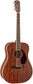 FENDER PM-1 Dreadnought All Mahogany with Case, Natural OV Акустическая гитара, массив красного дерева, накладка овангкол, кейс