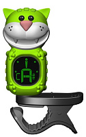 FLIGHT CAT GREEN тюнер хроматический, кот, цвет зеленый