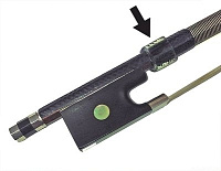 GEWA Acousta Grip Bow Grip Crystal Clear резиновое кольцо для ведения смычка