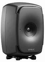 Genelec 8341AP активный 3-полосный монитор, 2 овальных НЧ 6.6"x3.5" 250Вт, коакс. СЧ 3.5" 150Вт+ВЧ 0.75" 150Вт. Подставки в комплекте. Темный