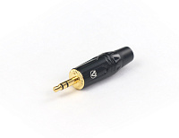 AuraSonics JA35B кабельный разъем Jack 3.5 мм TRS (стерео) штекер, до 50 В, черный