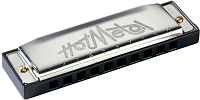 HOHNER Hot Metal F (M57206X) губная гармоника - корпус пластик ABS, крышки из нержавеющей стали. Доступ на 30 дней к бесплатным урокам