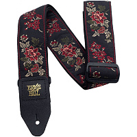 ERNIE BALL 4142  гитарный ремень Red Rose Jacquard