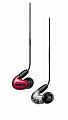 SHURE AONIC 5 SE53BARD+UNI-EFS внутриканальные наушники с тремя арматурными драйверами, TRRS, цвет сияющий красный