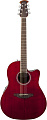 OVATION CS24-RR Celebrity Standard Mid Cutaway Ruby Red электроакустическая гитара