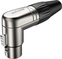 ROXTONE RX3RFP-NT Разъем XLR кабельный угловой, "мама", 3-контактный