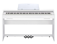 Casio PX-770WE цифровое фортепиано, 88 клавиш, 128 полифония, 19 тембров, 4 хоруса, 4 реверберации, цвет белый